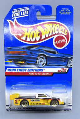 Hot Wheels Pikes Peak TACOMA 1999 First Editions 19/26 Mattel Wheels 1:64 NOC